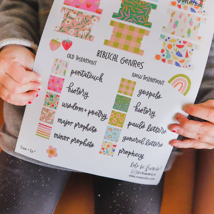 Crew + Co - Wholesale Sticker - Kids & Baby - Bible Tabs for Girls4