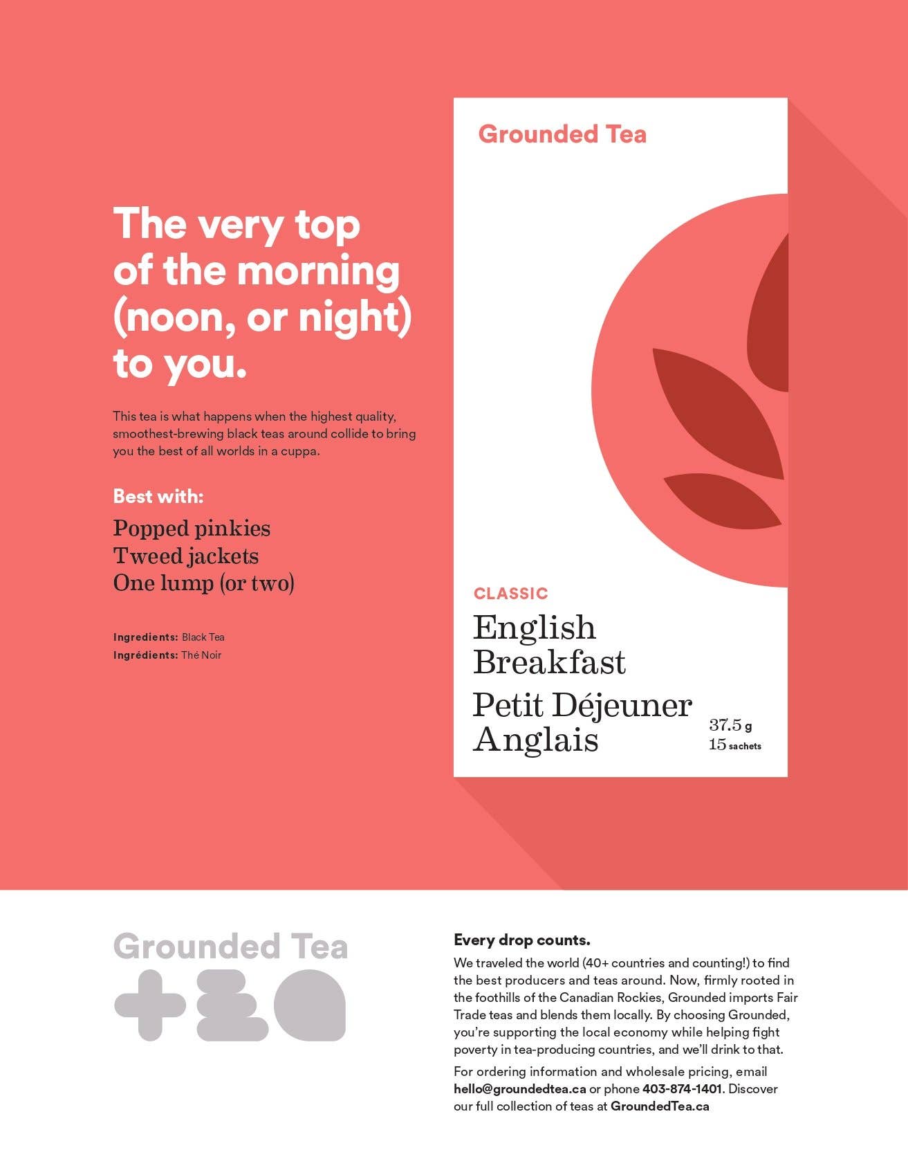 Grounded Tea - Wholesale Tea Bags - English Breakfast2