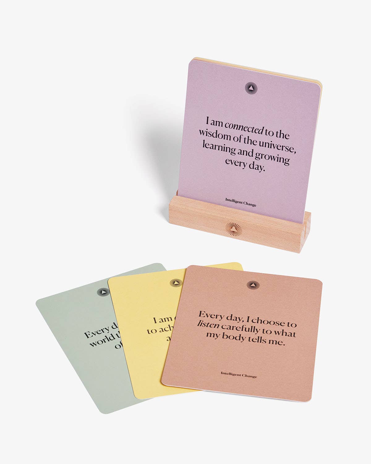 Intelligent Change – Großhandel Kartenspiele – Achtsame Affirmationen Chakra-Ausgleich | Yoga & Meditation6