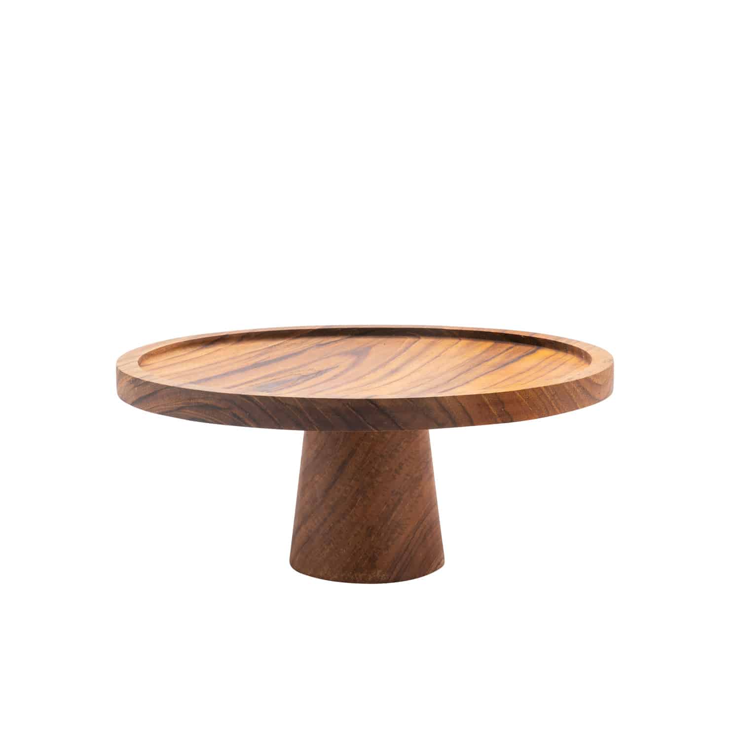 Natural Brown Cake Stand Reclaimed for wholesale on Faire4