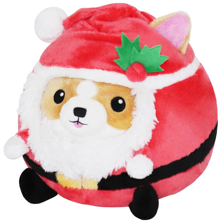 Squishable - Wholesale Stuffed/Plush Toy - Kids & Baby - Undercover Corgi in Santa (7")