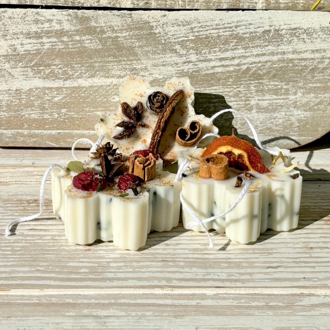 Mana Market Co. - Wholesale Lighter - Snowflake Fire Starter Scented Sachet & Wax Melt3