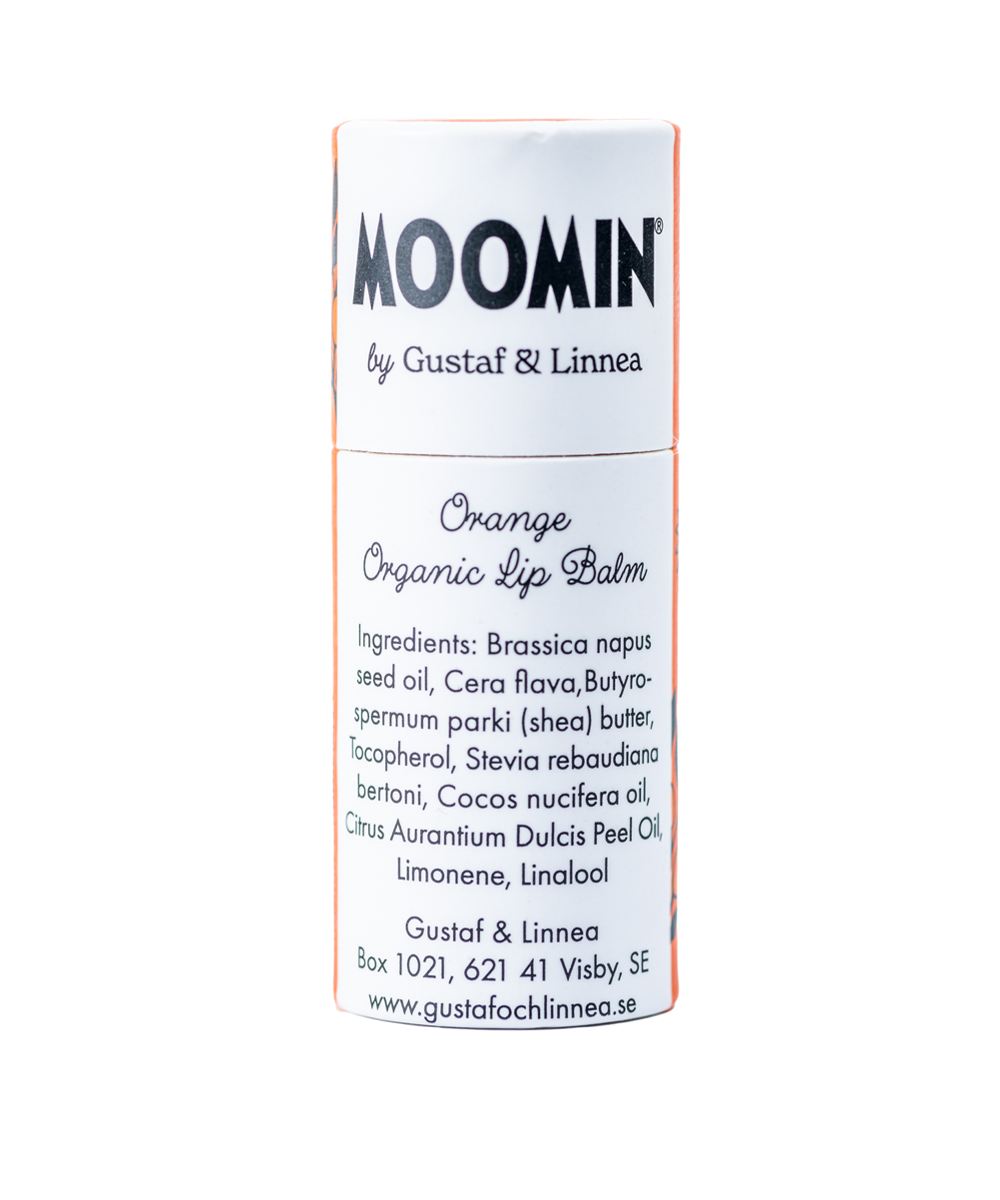 Gustaf och Linnea - Wholesale Lip Balm - Moomin by G&L - Lip balm with orange flavor2