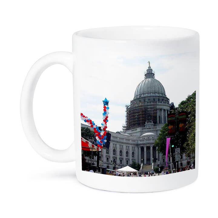 3dRose - Wholesale Koffiemok - 3dRose, Hoofdstad Madison, Mok8