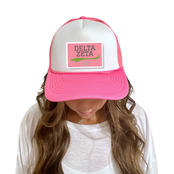Sarahndipity Shop - Wholesale Trucker Hat - Women's - Sorority Trucker Hat w/ Patch - Collegiate Design11