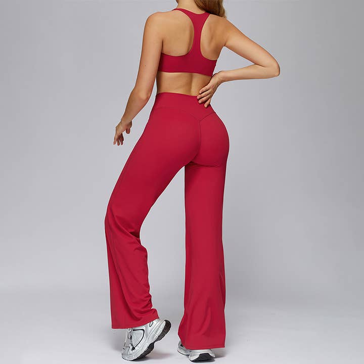WONDERXFANS – wholesale Activewear set – Women′s – Sports bra+Loose sweatpants 2-piece set5