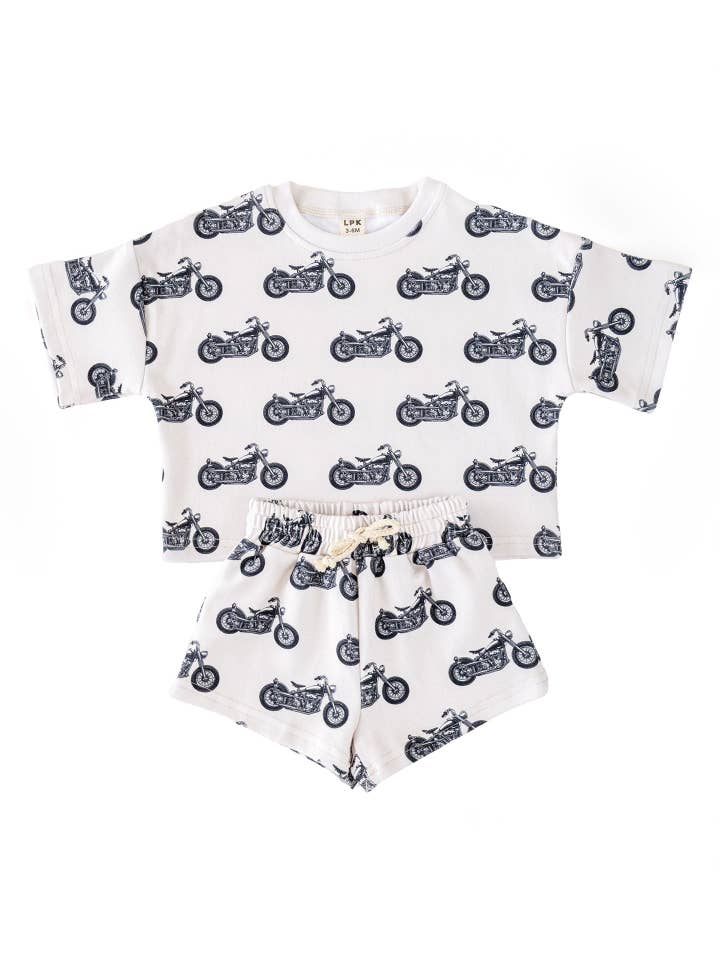 Lucky Panda Kids – wholesale Top & short set – Kids – Shorts Set | Born to Ride15