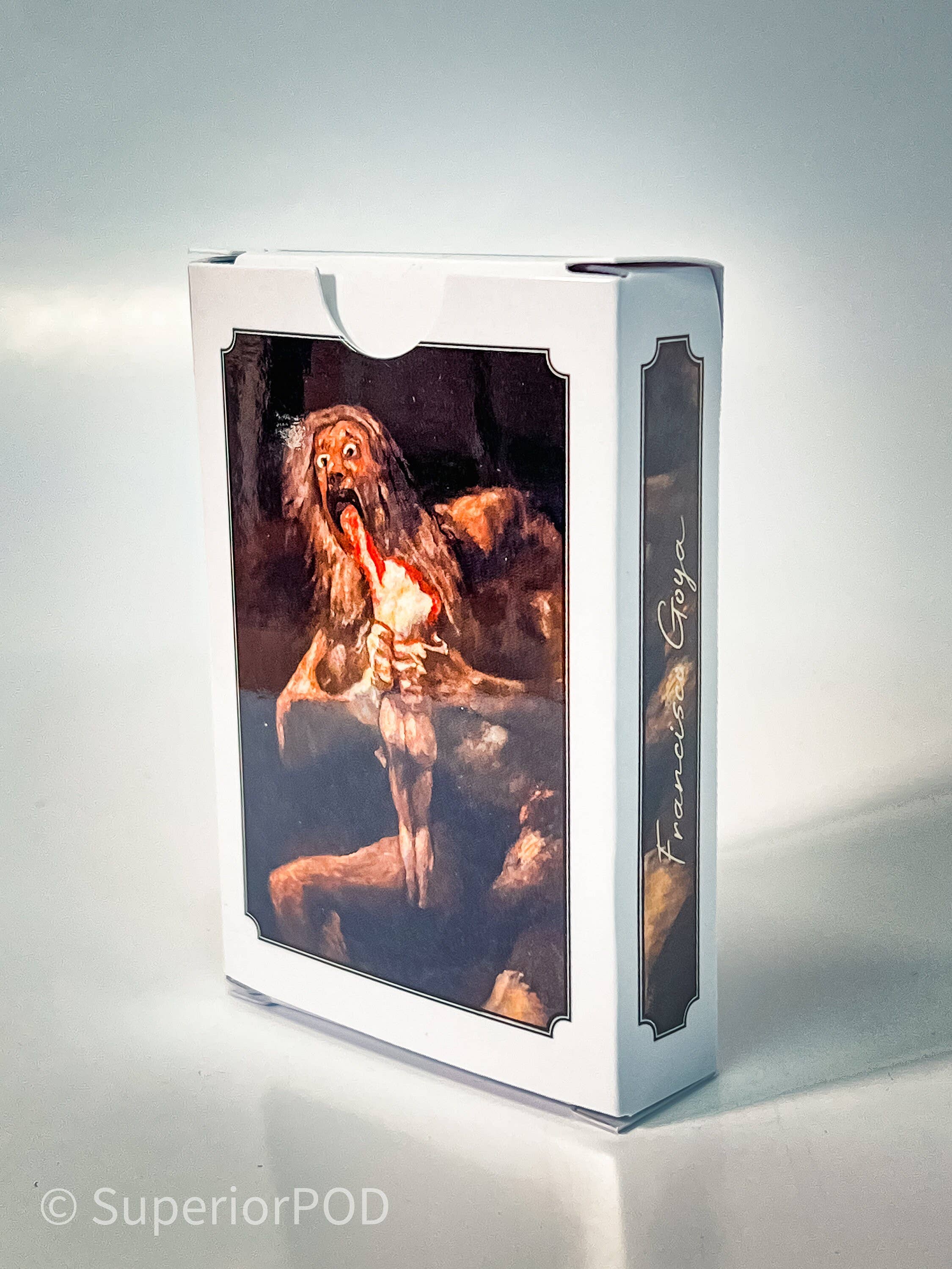 Superior Print on Demand – Cartas de jogar por atacado – Francisco Goya Saturno Devorando o Filho a Jogar Baralho de Cartas2