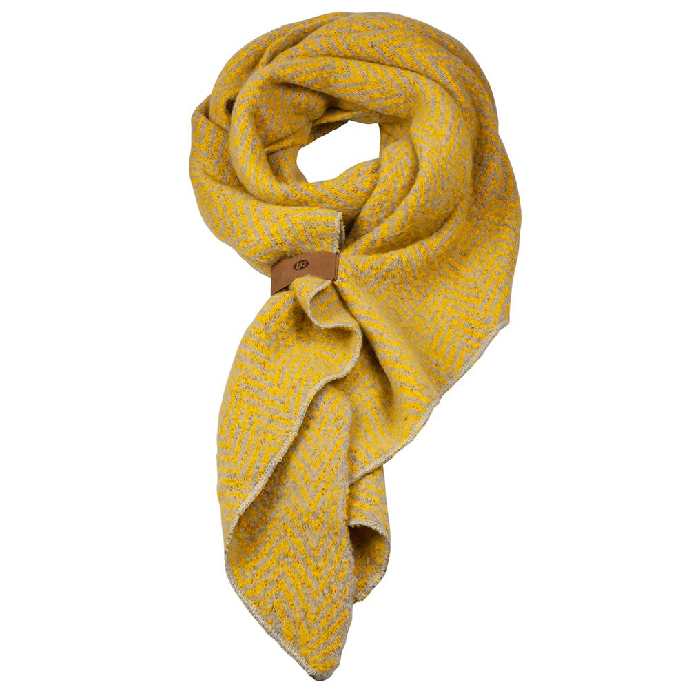 LOT83 – Großhandel Schal – Damen – Schal Jet in Ockergelb1