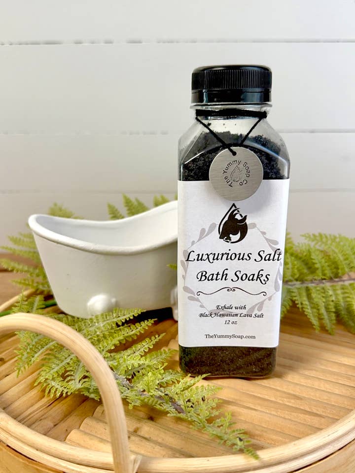 Luxuriöse Salzbäder ~Salzbäder ~Badesalz 12 oz für den Großhandel von The Yummy Soap