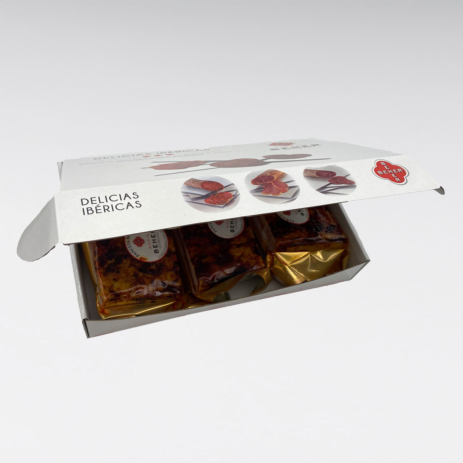 BEHER - Wholesale Varkensvlees - Set van 3 gemarineerde 100% Iberische eikelgevoerde buikspektaco’s2