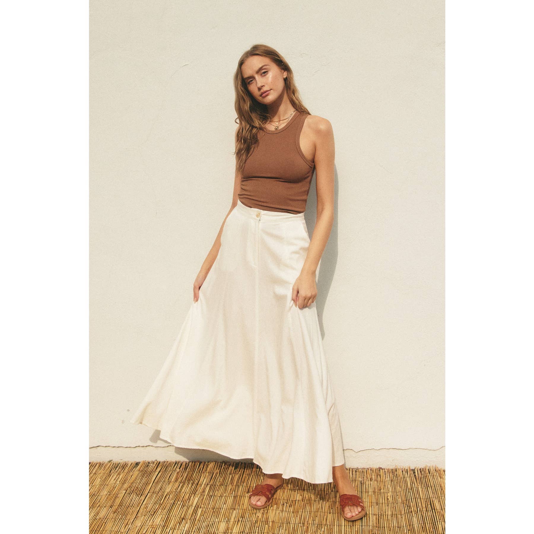 Dress Forum – Engroshandel Nederdel - Dame – Heaven Sent Flared Maxi Nederdel1