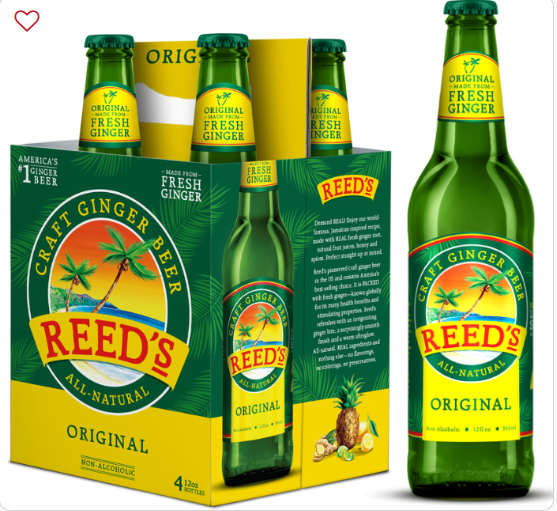 Giniverse108 - Wholesale Soda/Carbonated Drink - REEDS GINGER BEER - ORIGINAL (6/4PK)0