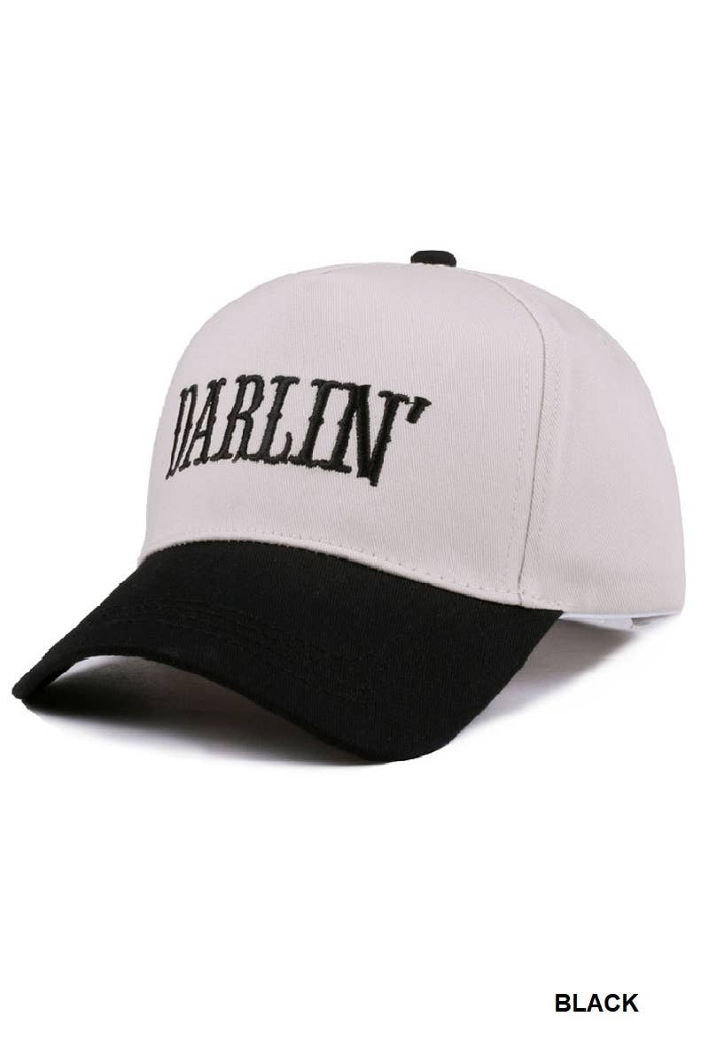 Vanilla Monkey - Wholesale Baseball Cap - Women's - Darlin' Embroidered Two-tone Canvas Cotton Cap4