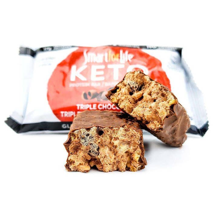Smart For Life - Wholesale Snack Bar - Smart for Life Keto Triple Chocolate Protein Bar 12 Ct