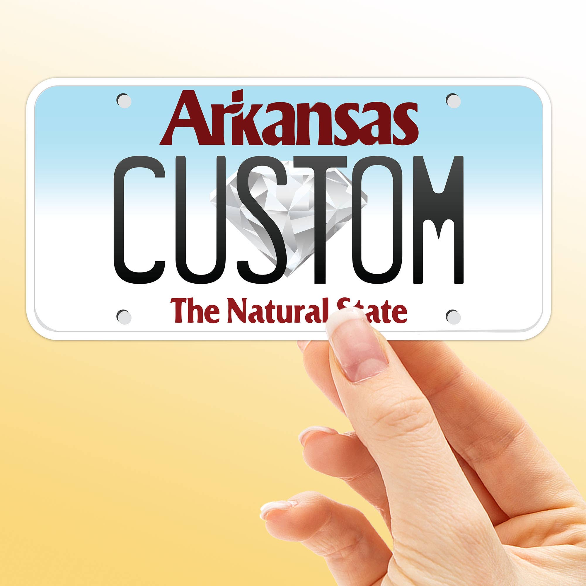 Sentinel Supply – wholesale Sticker – License Plate Custom Stickers - Name Drop Decals for States7