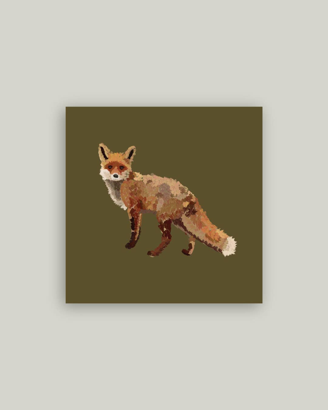 Petal Lane Home - Vente Affiche d'art - Tableau d'artiste antique Fox Closeup