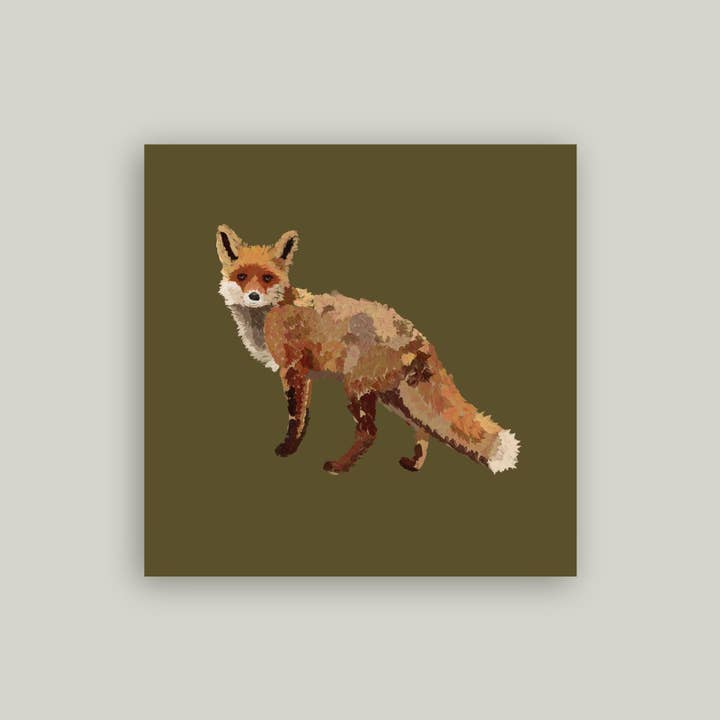 Petal Lane Home - Vente Affiche d'art - Tableau d'artiste antique Fox Closeup0