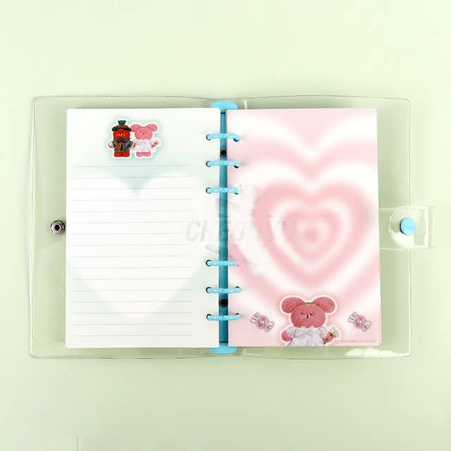 K_Wonderland - Wholesale Planner - Wasabi Bear 6-Ring Undated Planner Dairy Journal