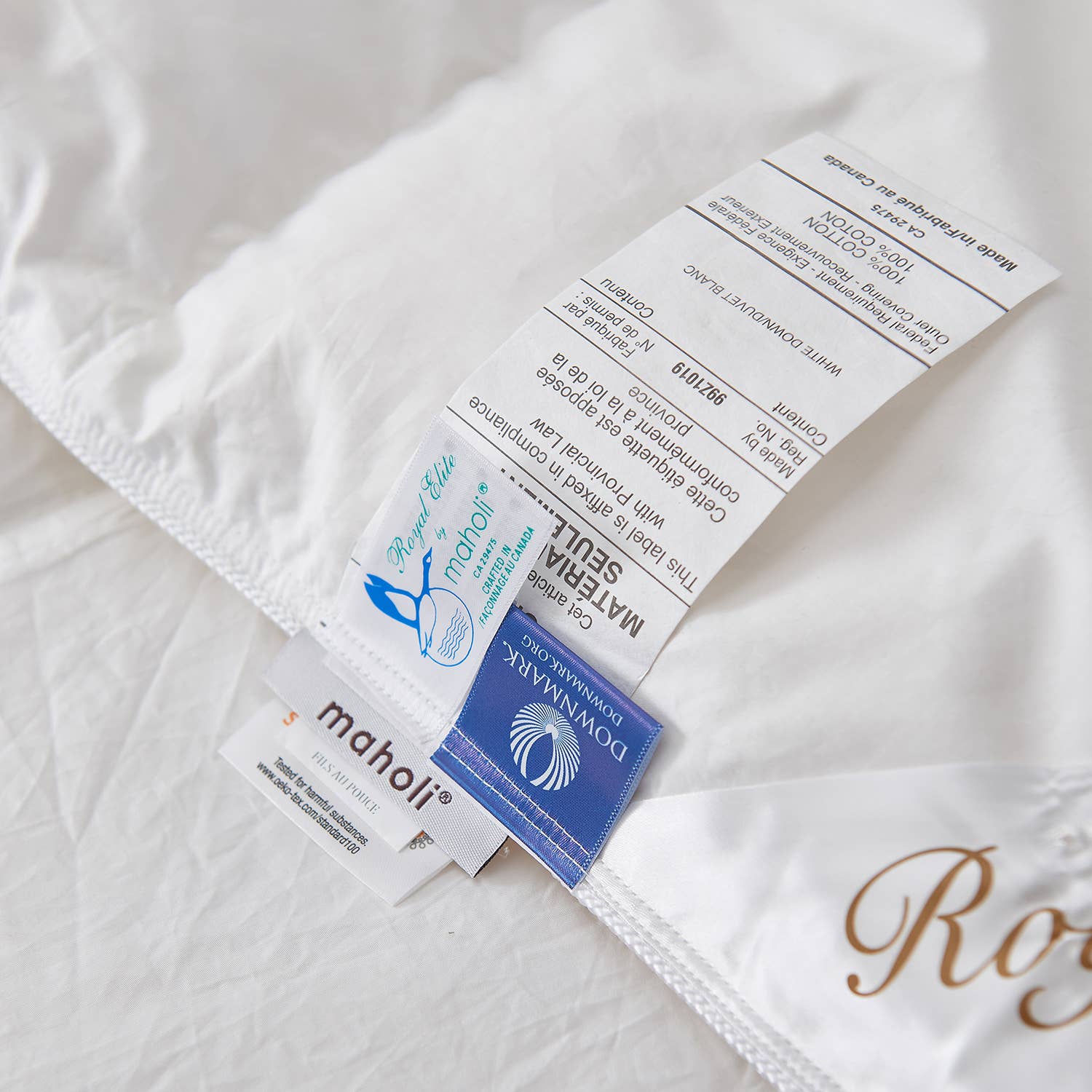 Royal Elite - Venta al por mayor Edredón de plumas - Edredón nórdico de plumas blancas3