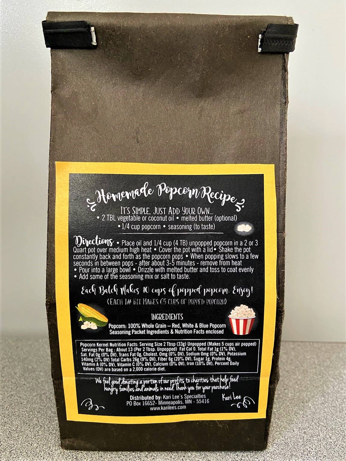 Kari Lee's Specialties - Wholesale Popcorn - Cool Ranch Popcorn Kit1