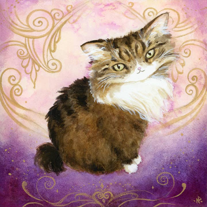 Nicole Piar - Vendita all'ingrosso Calendario - Spirit Cats 2025, calendario da parete con fasi lunari, lunari, astrologia