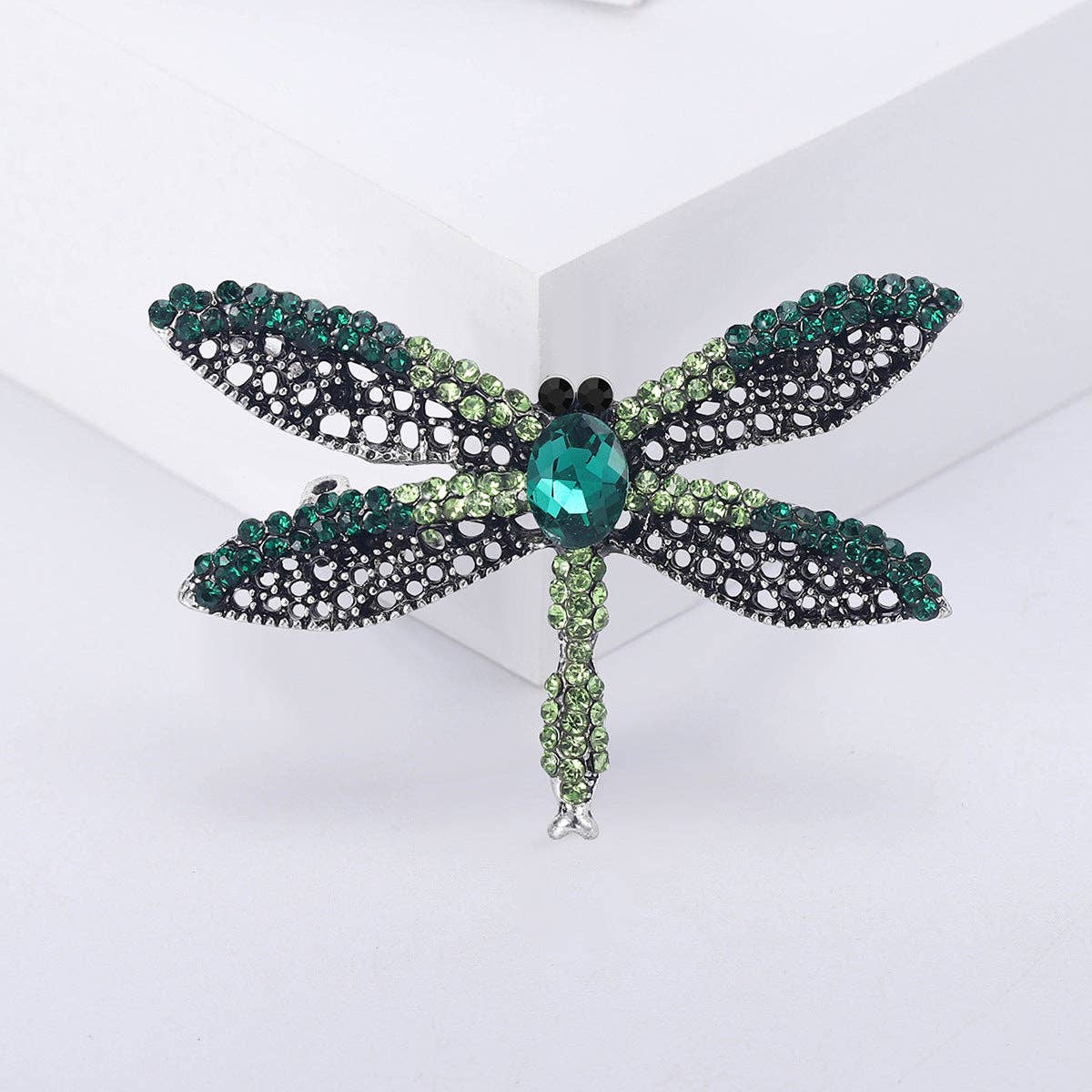 Ole - Wholesale Broche - Libelle Legering Strass Broche PA5761