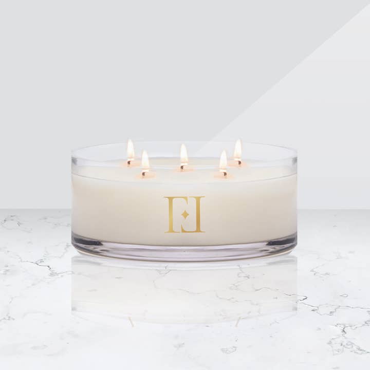 First & Luxe – wholesale Jar/filled candle – Colossal 5-wick Candle