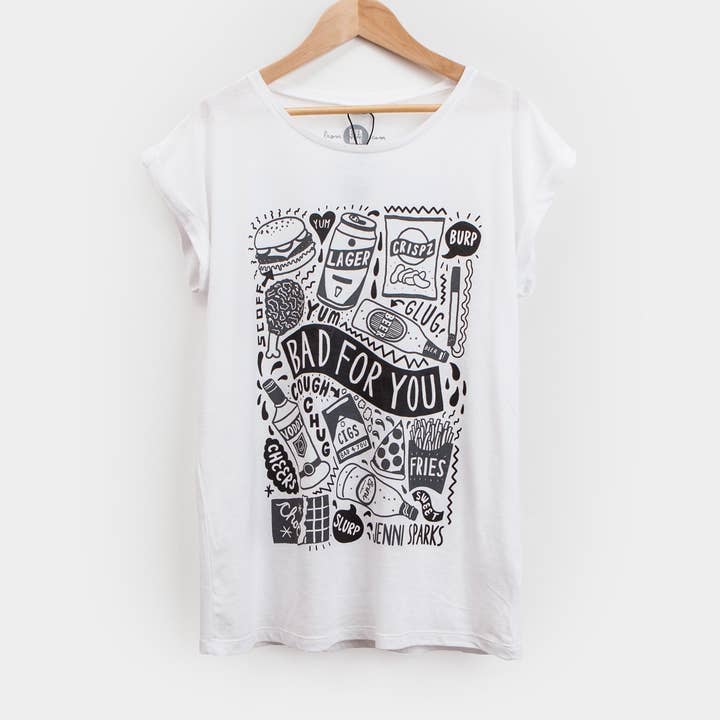 Bad For You - Womens T-shirt for wholesale by Evermade