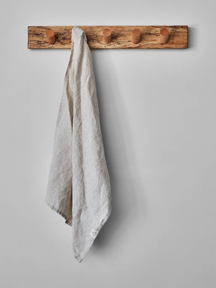 Linen Tea Towel - Oat for wholesale by confetti mill