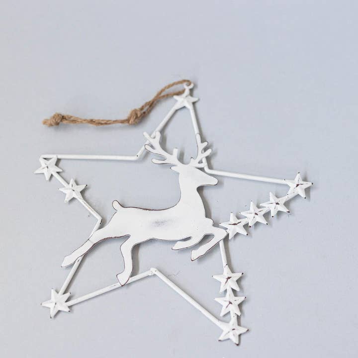 Cintre en forme de renne en forme d'étoile en métal pour la vente par Forpost Trade Inc