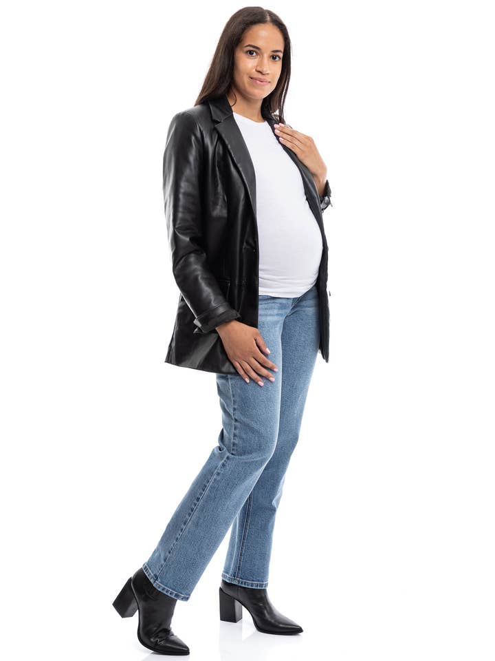1822 Denim - Wholesale Jeans - Maternity - MATERNITY 30” STRAIGHT LEG JEAN W/ BELLYBAND