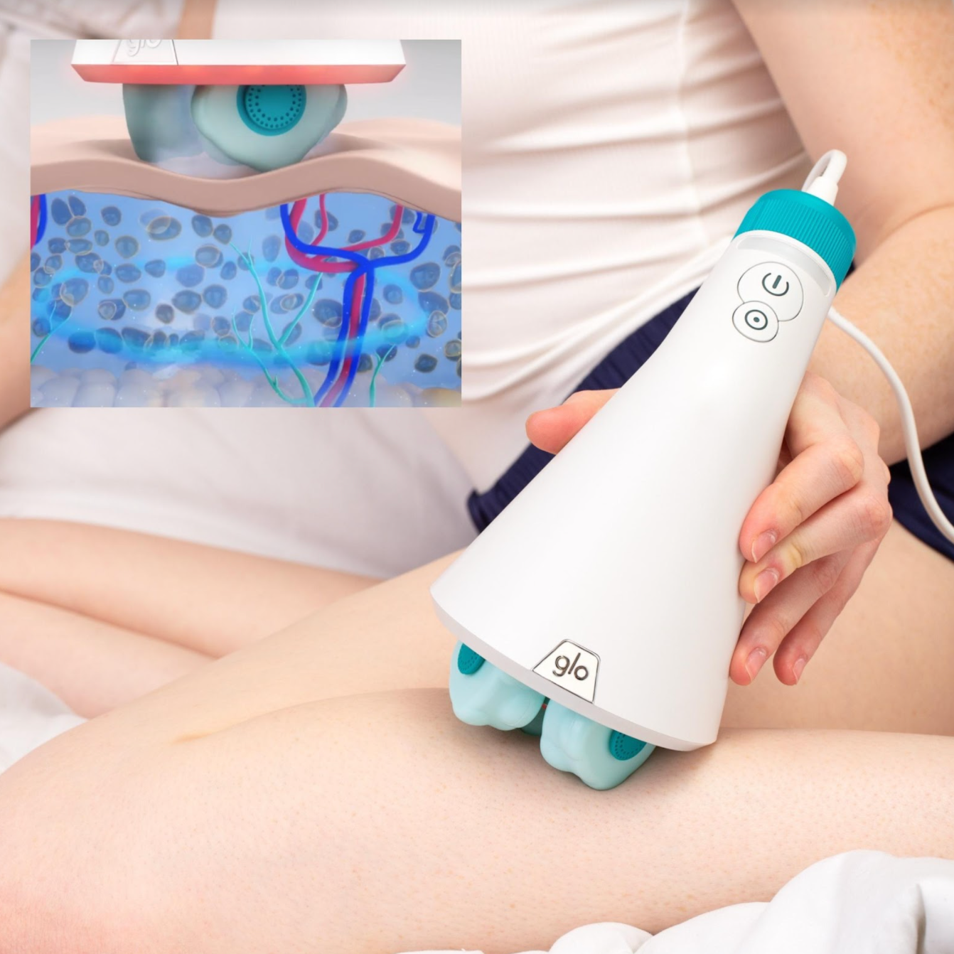 Glo - Wholesale Body Massager - Glo910 Cool Legs Cryomassage Roller6