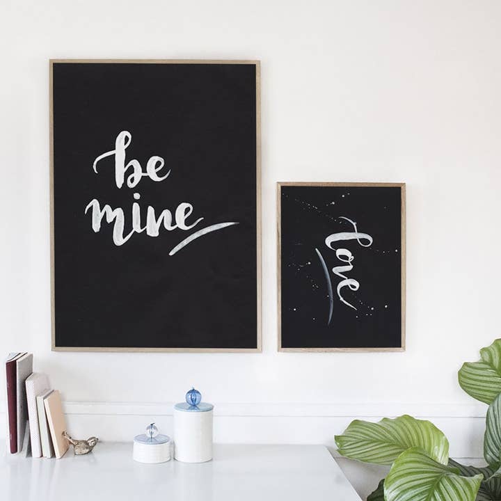 Be Mine Print - Inspirational Print for wholesale by More Than Words