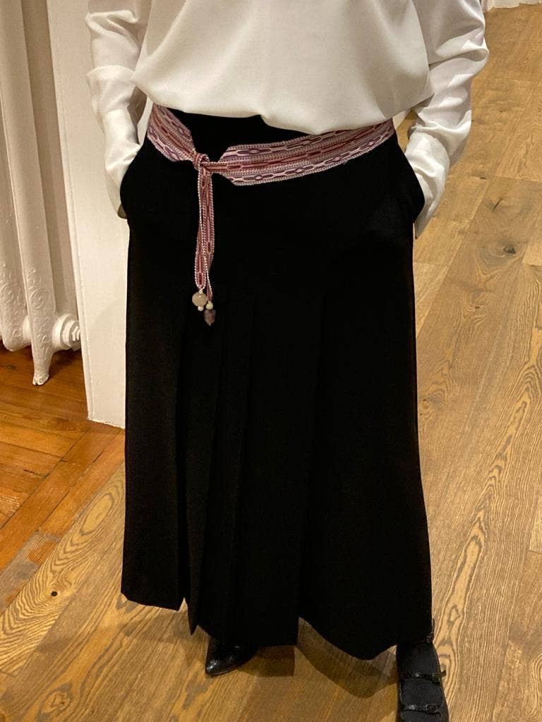 Tezeè – wholesale Bälte - Dam – tygbälte med korta remsidor2