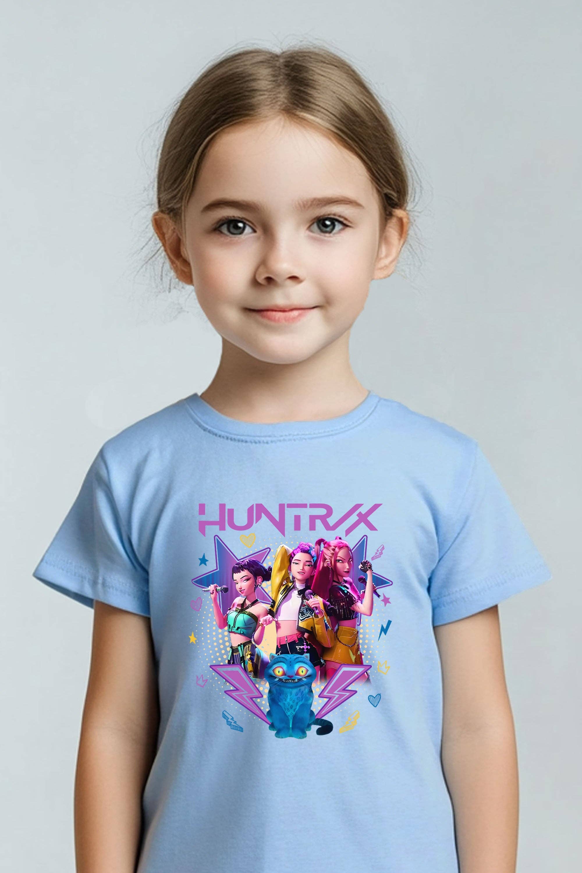 Missi Clothing – wholesale Screen-printed t-shirt – Kids – Kids Huntrix Printed T-Shirt11
