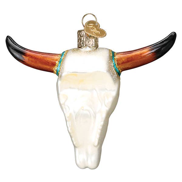 Old World Christmas - Wholesale Ornament - Southwestern Steer Skull Ornament2