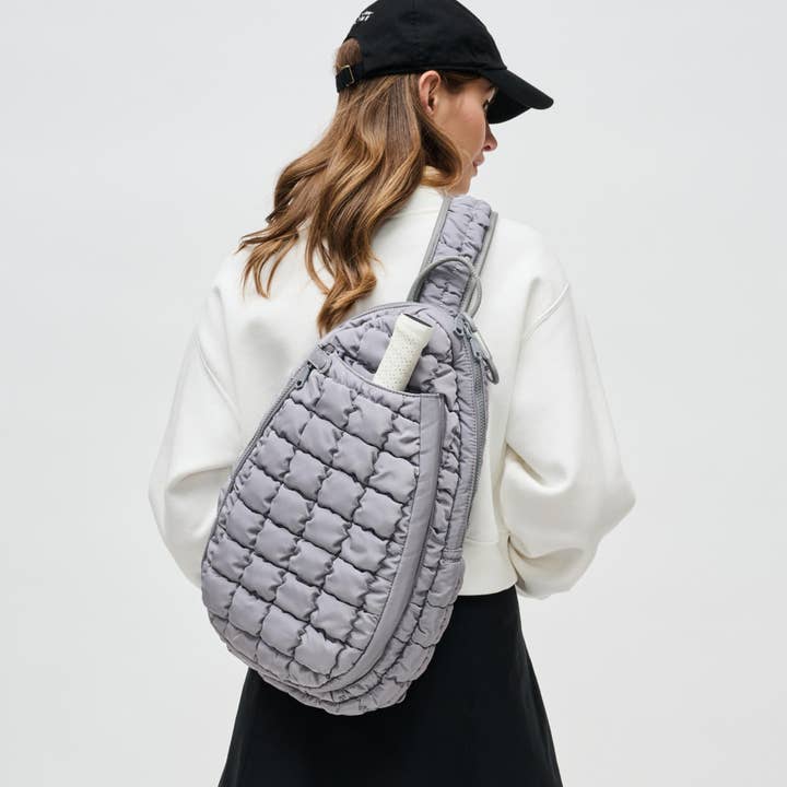 Sol and Selene - Wholesale Crossbody Bag - Women's - Match Point - Quilted Puffer Pickleball-Paddle Tennis Sling