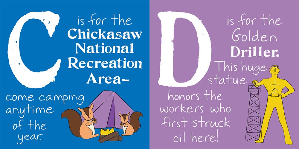 Sourcebooks - Wholesale Baby & Toddler Book (0-2) - ABCs of Oklahoma2