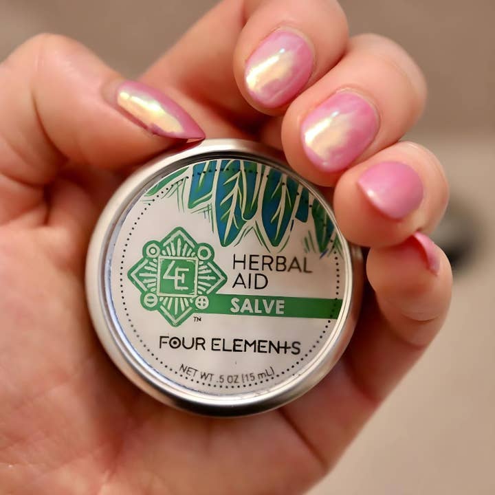Four Elements Organic Herbals – wholesale Healing salve/balm/cream – Herbal First Aid Salve - .5 oz