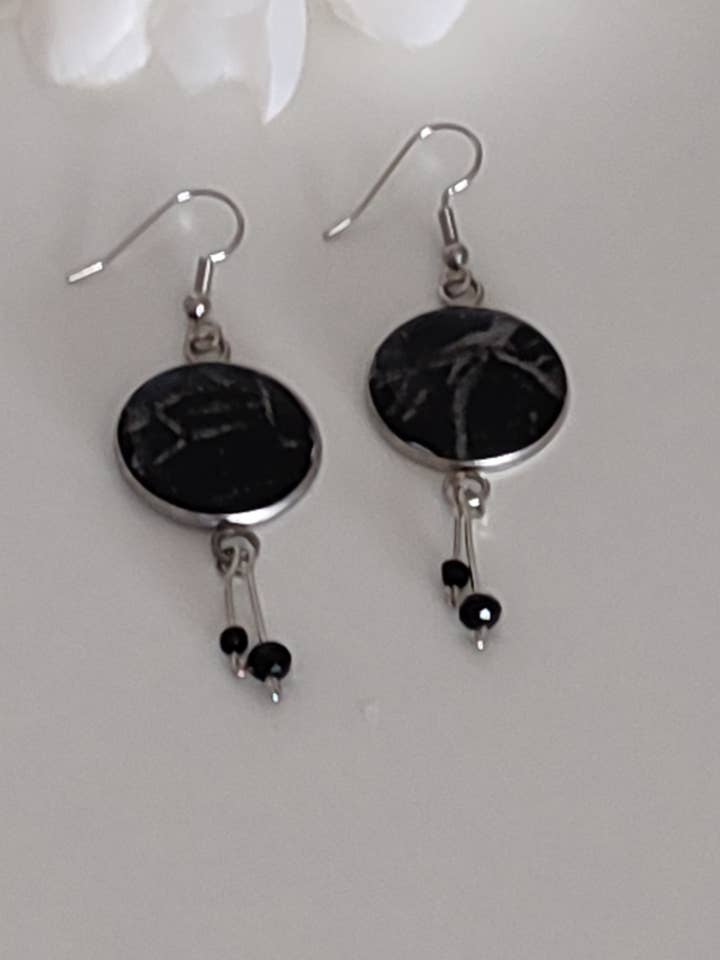 DESIGUAL FOG RESIN EARRINGS for wholesale by catsplatayresina