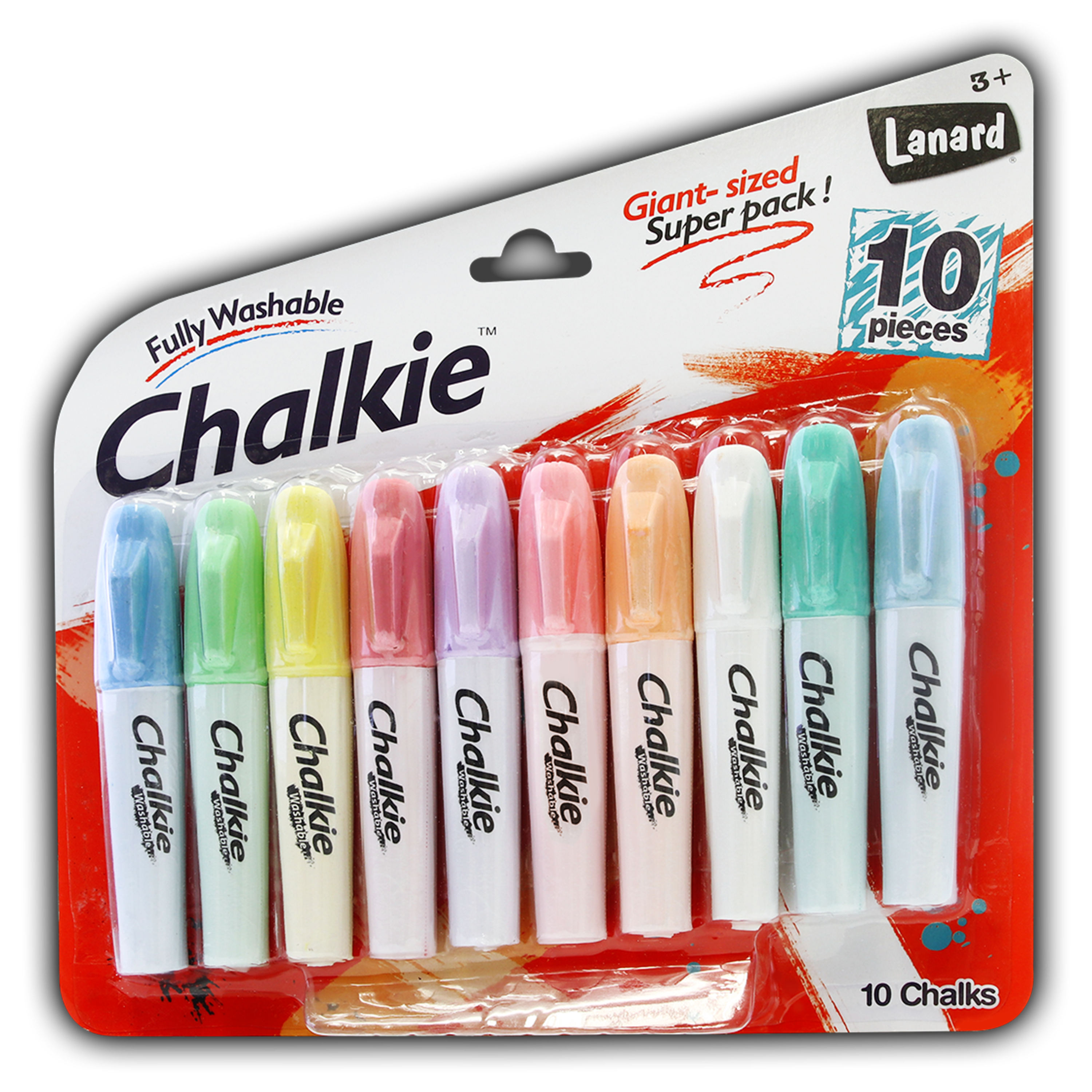 US Toy Company - Wholesale Chalk - Chalkie Fun Colorful Chalk Writers 10 pieces1