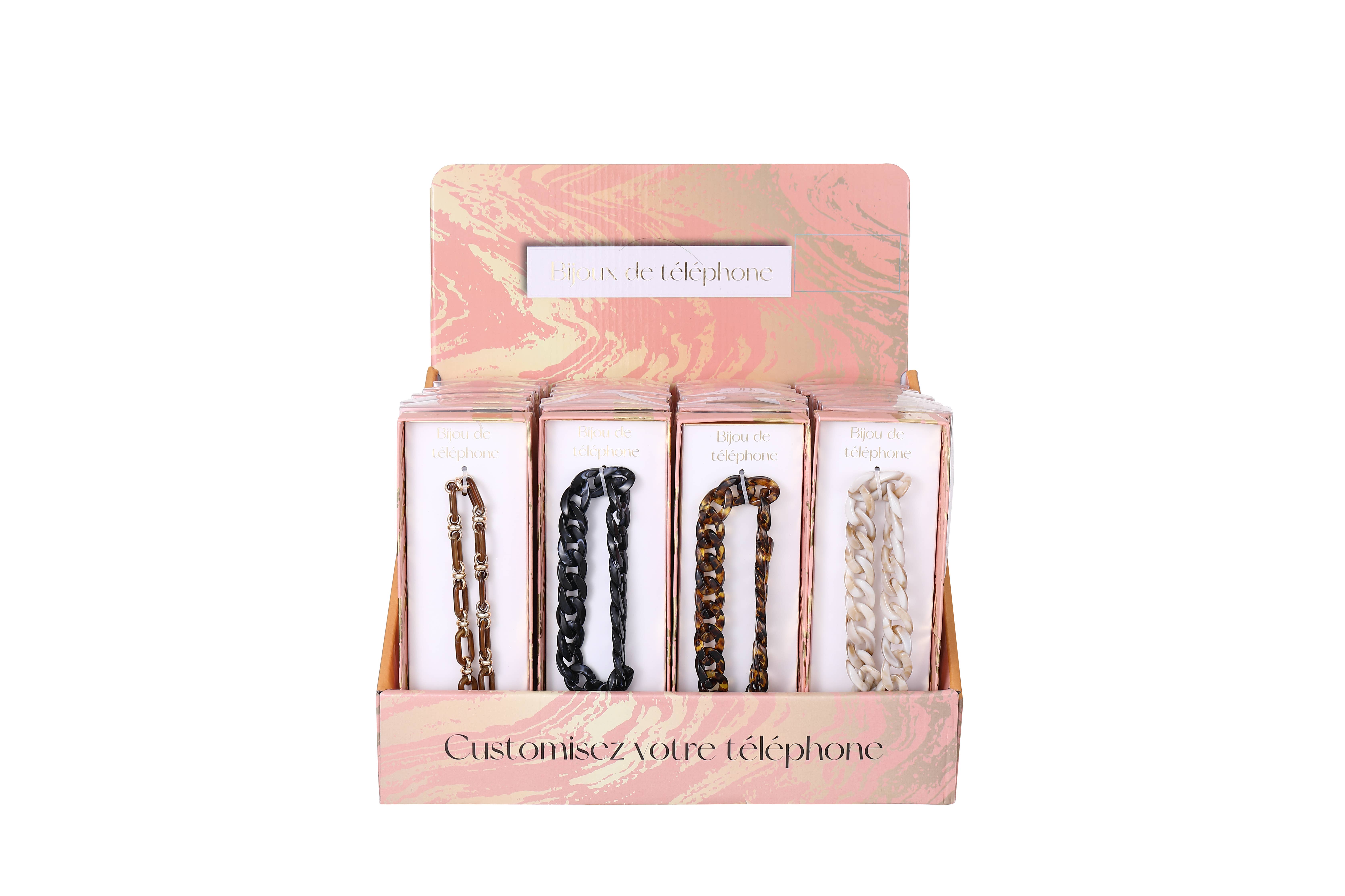 STELLA GREEN – Cabo por atacado – 24 joias para telefone (exibição)2