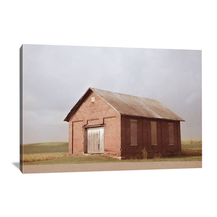Salem Township One Room Schoolhouse Ohio Wall Art Canvas for wholesale by Nature's Vista Photography