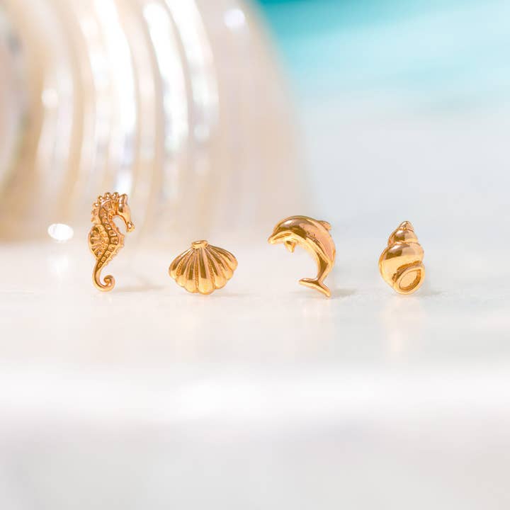 Coastal Creatures Stud Set for wholesale by Girls Crew