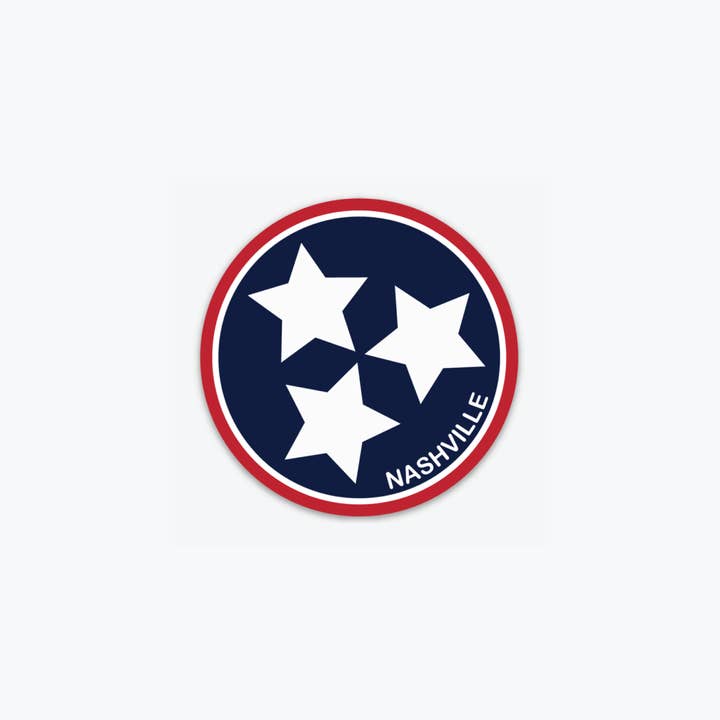 Nashville Tristar Sticker for wholesale by Cotton Mule