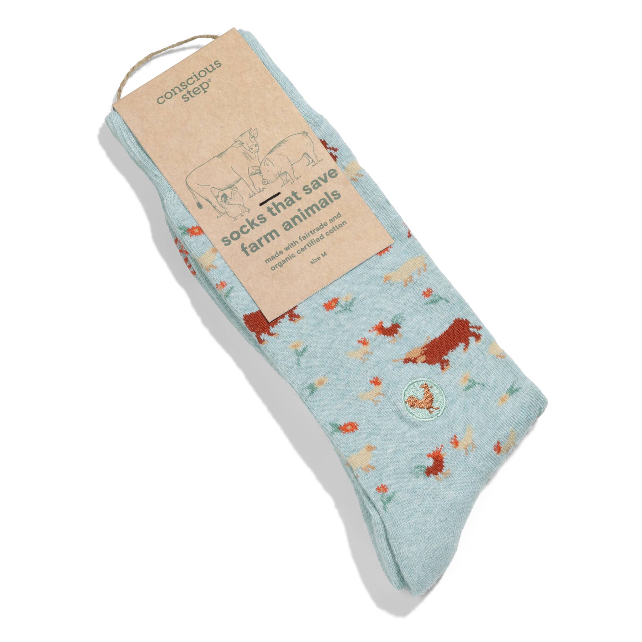 Conscious Step - Vente Chaussettes – unisexe - Des chaussettes qui sauvent les animaux de la ferme1