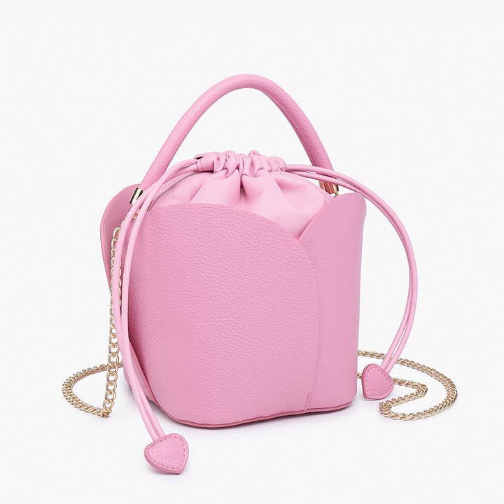 Jen & Co. - Wholesale Crossbodytas - Dames - JN2650 Paris Petal Emmer Tas met Bovenhandvat4