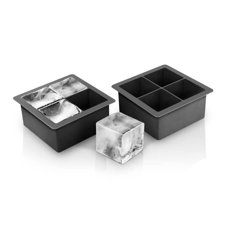 2" Extra-Large 4 Cube Ice Mould - Set of 2 for wholesale by Final Touch