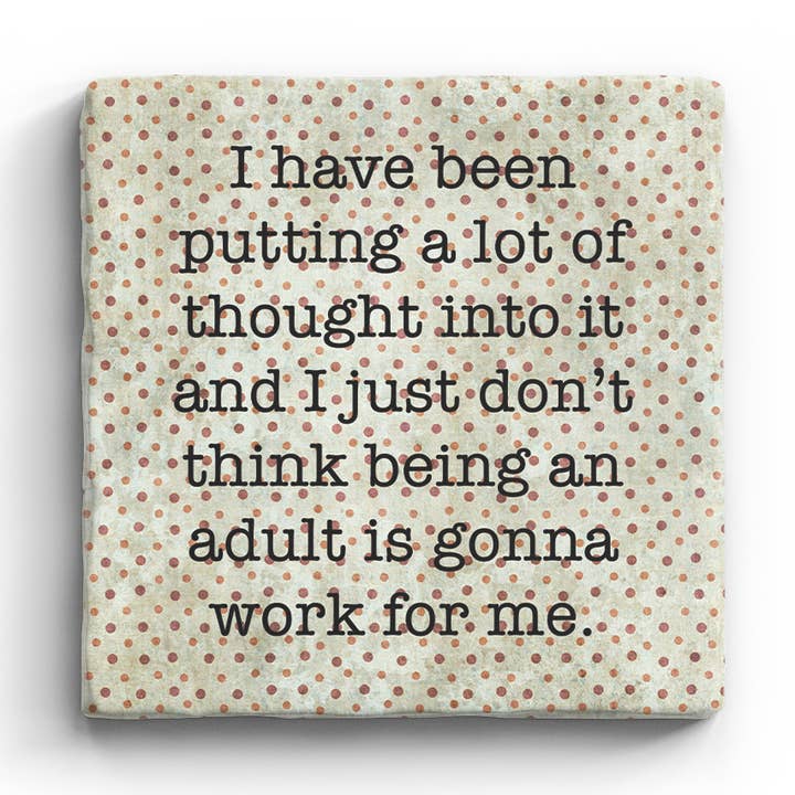 Adult - Marble Coaster for wholesale by Paisley & Parsley